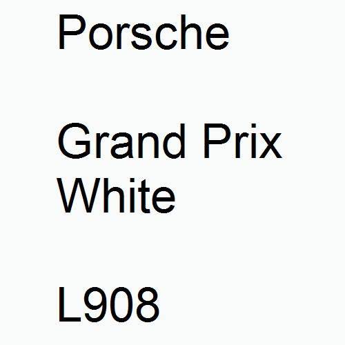 Porsche, Grand Prix White, L908.